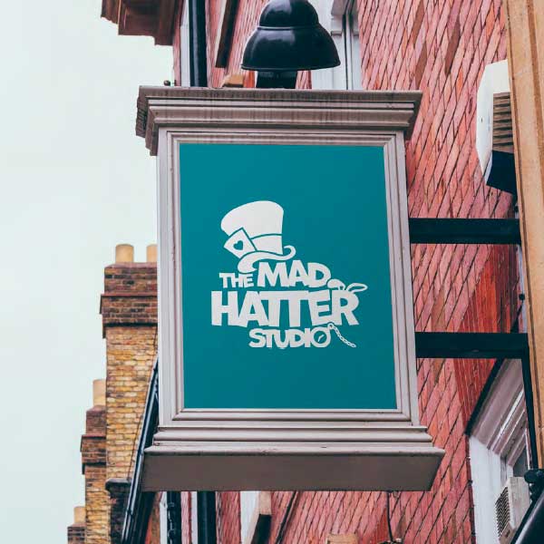 The Mad Hatter Studio, branding