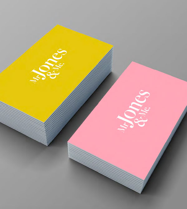 Mr Jones and Me, branding