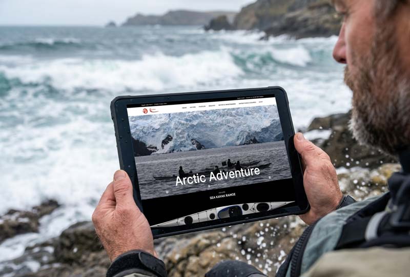 Sea Kayaking UK, web design